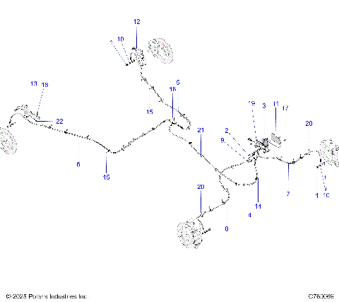 BRAKES, BRAKE LINES AND MASTER CYLINDER - Z26NEY99A4/B4/A6/B6 (C760069)