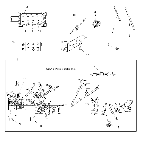 ELECTRICAL, HARNESS, EPS - A14GH8EFI (49ATVHARNESS14SCRAM850I)