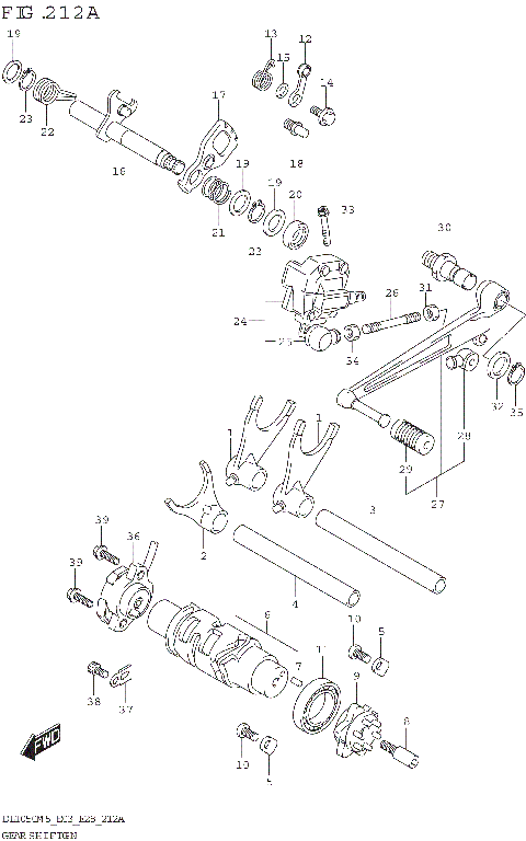 GEAR SHIFTING (DL1050RR)