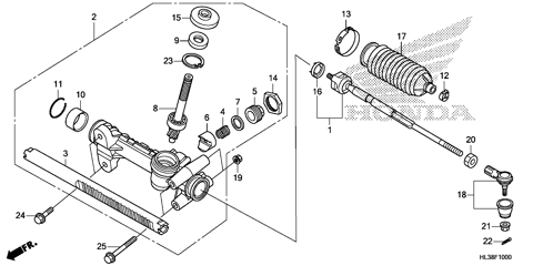 STEERING GEAR BOX@TIE ROD