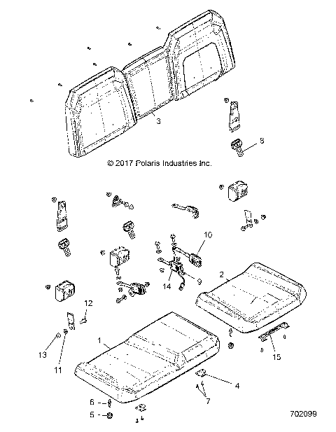 BODY, SEAT, 60/40 FULL BACK - R18RTE87F1/S87F1 (702099)