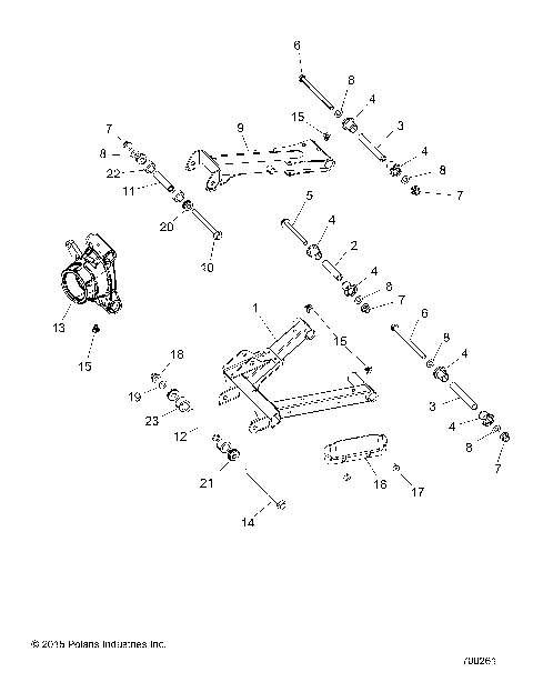 SUSPENSION, REAR CONTROL ARMS - Z16VA87 ALL OPTIONS (700261)