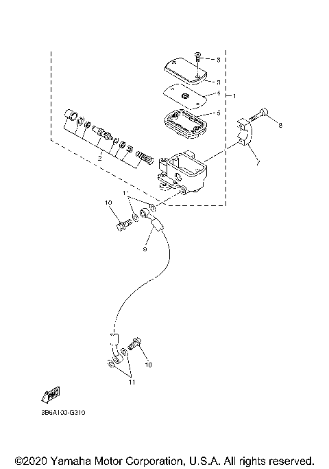FRONT MASTER CYLINDER