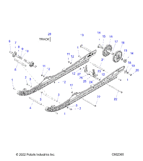 SUSPENSION, REAR - S23TLG9BS/9BE (C602365))