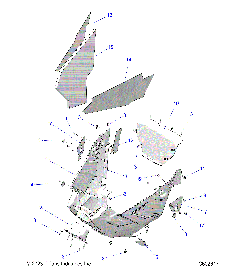 BODY, NOSEPAN - S24MDX6DSA/6DEA (c602617600442)