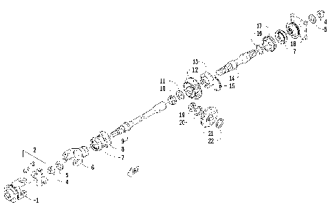 SECONDARY DRIVE ASSEMBLY [96314]