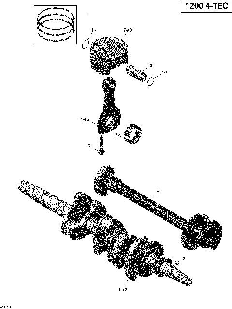01- Crankshaft, Pistons And Balance Shaft