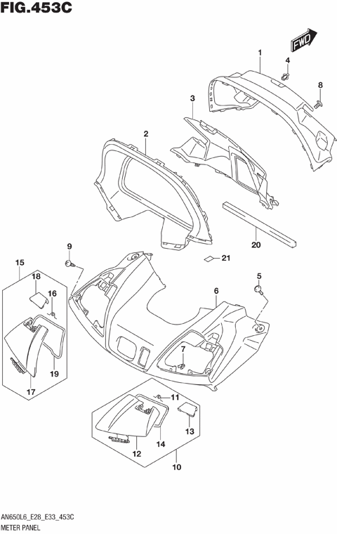 METER PANEL (AN650ZL6 E33)