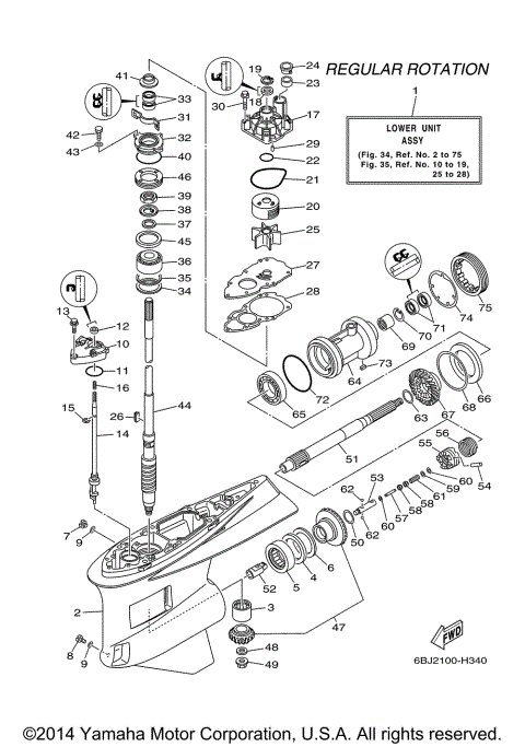 LOWER CASING DRIVE 1