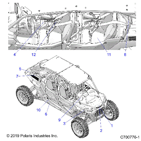 BODY, DECALS COMMON - Z20P4L92AG/AP/BG/BP/G92AG/AP (C700776-1)