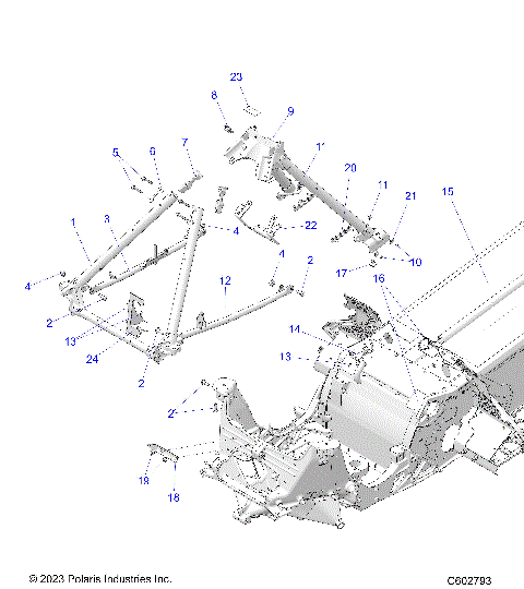 CHASSIS, CHASSIS ASM. and OVER STRUCTURE - S26TDE9FS (C602793)