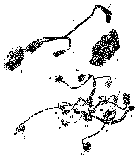 01- Rotax - Engine Harness And Electronic Module - 215