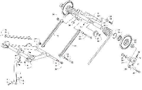 REAR SUSPENSION ARM ASSEMBLIES [111268]