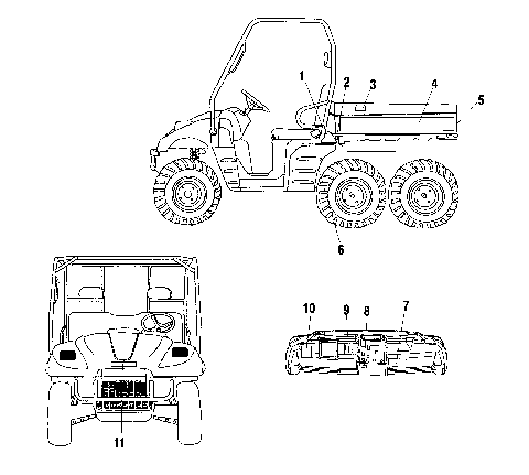 DECALS - A10RF50AB (4970927092A09)
