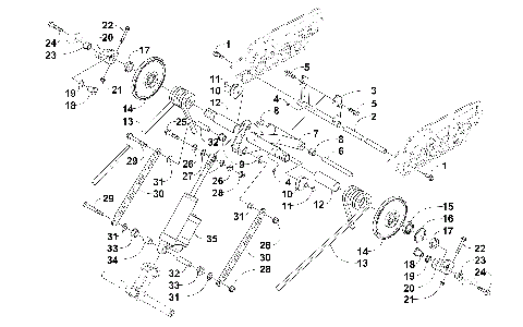 REAR SUSPENSION REAR ARM ASSEMBLY [99165]
