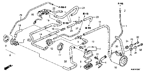 EVAP CANISTER ('08-,AC)