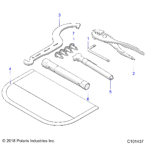 TOOLS, TOOL KIT - A20SVE95KR (C101437)