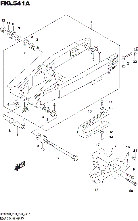 REAR SWINGINGARM