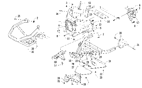 FRONT BUMPER AND FRAME ASSEMBLY [98270]