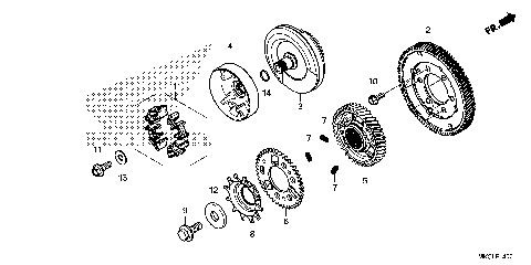 PRIMARY DRIVE GEAR