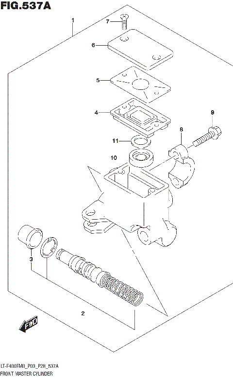 FRONT MASTER CYLINDER