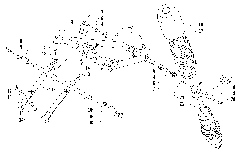 REAR SUSPENSION FRONT ARM ASSEMBLY [96681]