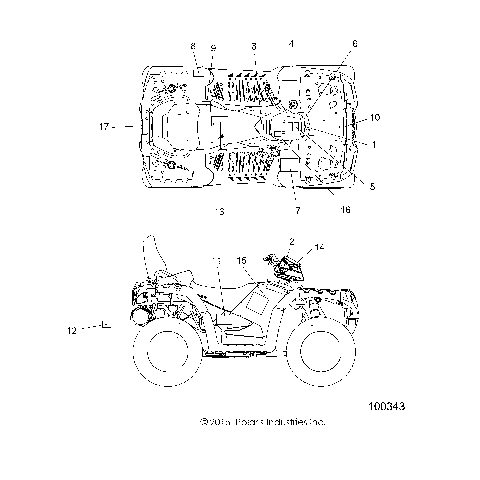 BODY, DECALS - A16SYE95NK [100343]