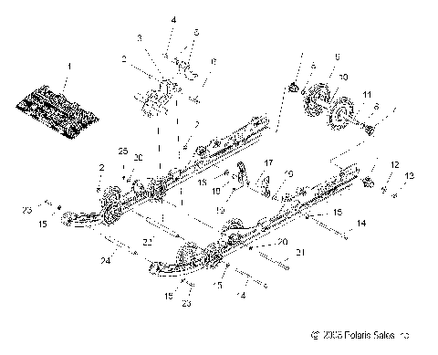 SUSPENSION, REAR - S09PR6KS/KE (49SNOWSUSPRR09600SHIFT)
