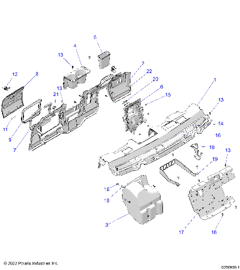 BODY, DASH - D24M2A57B4/G57B4/U57B4/W57B4 (C0705696-1)