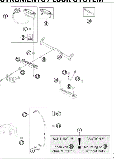 INSTRUMENTS / LOCKSYSTEM 