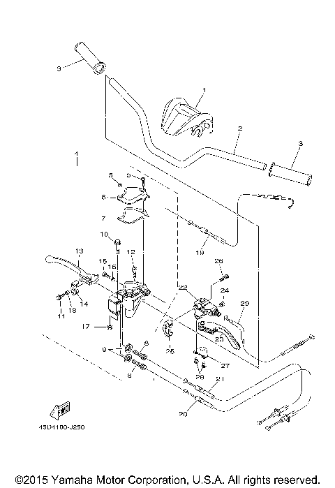 STEERING HANDLE CABLE