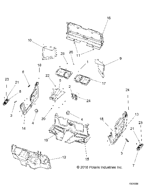 BODY, FLOOR and FENDERS - R18RMAL4G9 (700686)