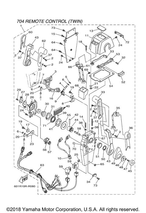 CONTROL BINNACLE 704 TWIN