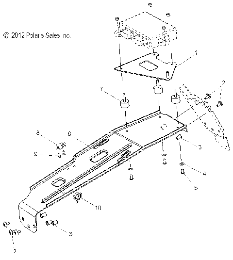 CHASSIS, CLUTCH GUARD ASM. - S15PU6NSL/NEL (49SNOWCLUTCHGUARD13WIDE)