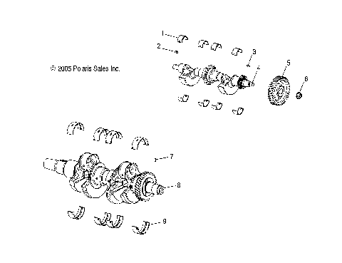 ENGINE, CRANKSHAFT and BALANCE SHAFT - S12PU7ESL/EEL (4997479747E02)