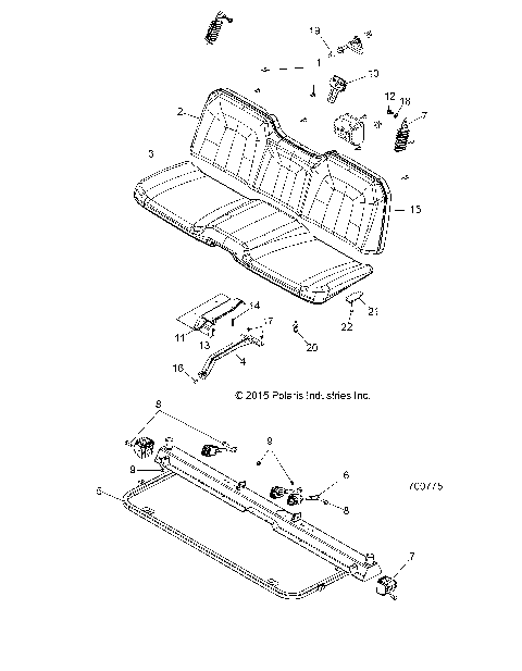 BODY, SEAT and BASE - R16RCA57A1/A4/B1/B4 (700755)