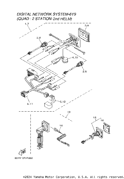 CLP SWITCH PANEL QUAD (2ND HELM)