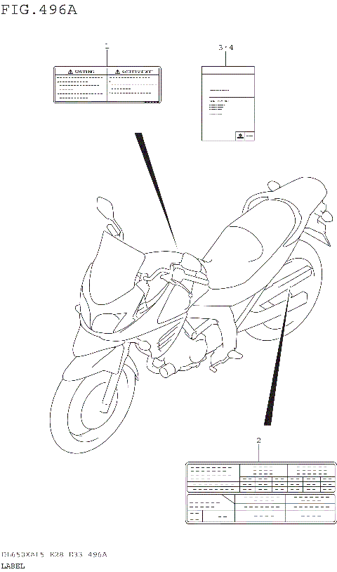 LABEL (DL650XAL5 E28)