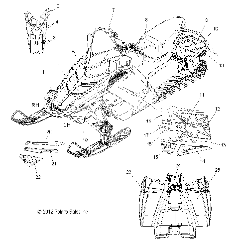 BODY, DECAL, RETRO WRAP - S13BV8 (49SNOWDECAL13121WRAP)
