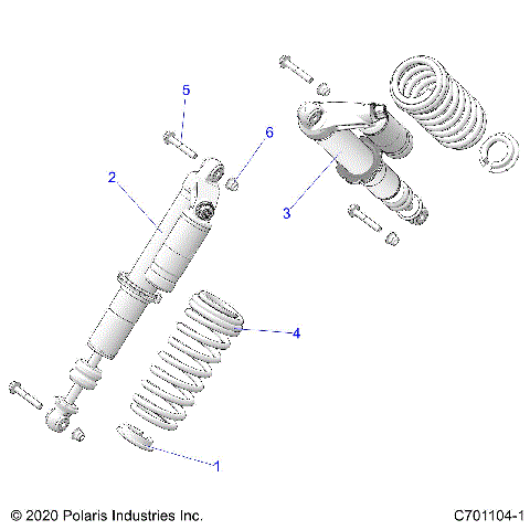 SUSPENSION, FRONT SHOCK MOUNTING - Z21A4E99AX/BX(C701104-1)