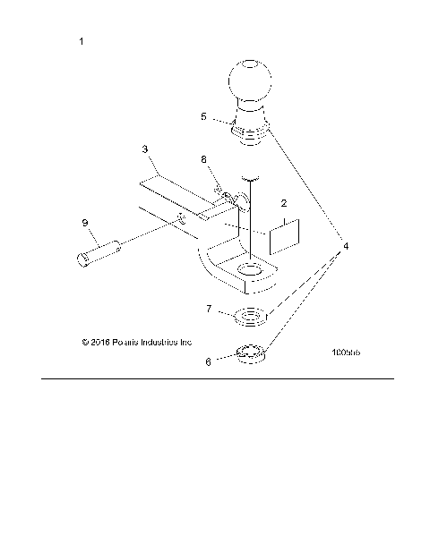 CHASSIS, HITCH - A20SYE95KH [100555]