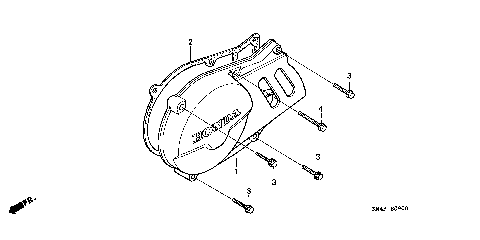 LEFT CRANKCASE COVER