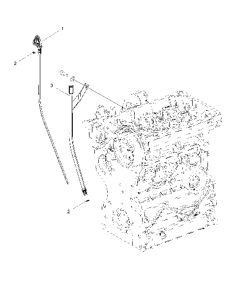 ENGINE, OIL DIPSTICK and GUARD - R16B1PD1AA/2P (49BRUTUSDIPSTICK15DSL)