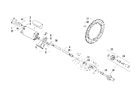 FLEX-DRIVE STARTER MOTOR ASSEMBLY [91931]