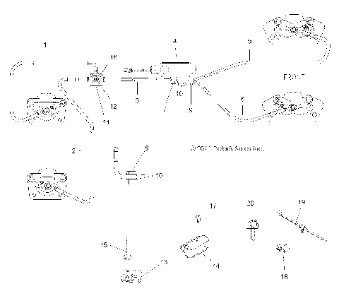 BRAKES, BRAKE LINES and MASTER CYLINDER - Z16VHA57A2/EAK/AS (49RGRBRAKELINES12RZR570)