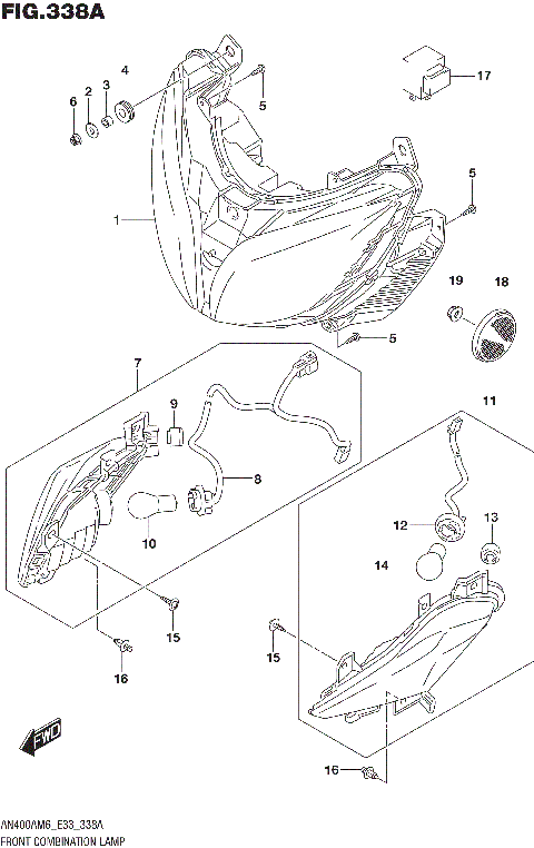FRONT COMBINATION LAMP