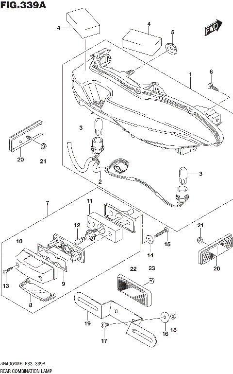 REAR COMBINATION LAMP