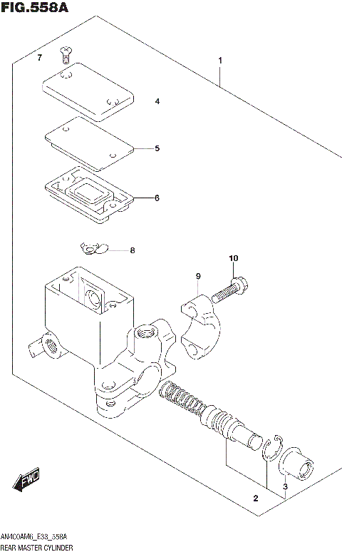 REAR MASTER CYLINDER