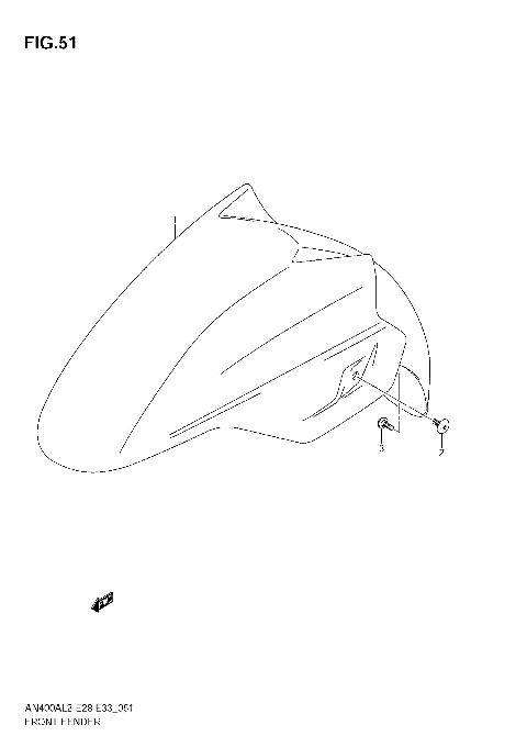 FRONT FENDER (AN400A L2 E33)