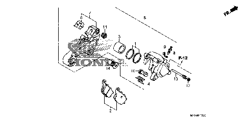 REAR BRAKE CALIPER (1)